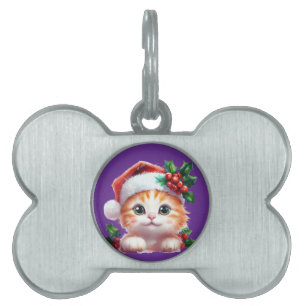 Médaillons Pour Animaux Domestiques Joli cadeau de Noël - cadeau de vacances festive