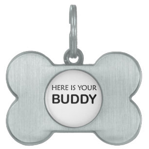 Médaillons Pour Animaux Domestiques jolie typographie Pet Collar - amour pour les anim