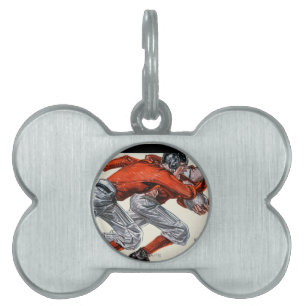 Médaillons Pour Animaux Domestiques Joueurs de football