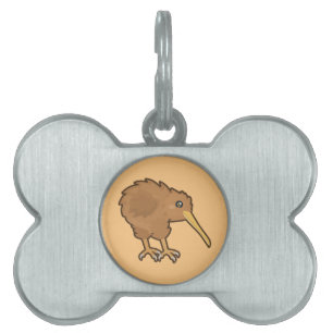 Médaillons Pour Animaux Domestiques Kiwi de Kawaii