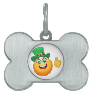 Médaillons Pour Animaux Domestiques leprechaun emoji