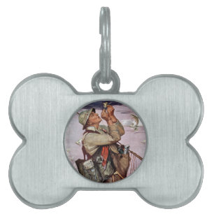 Médaillons Pour Animaux Domestiques Les poissons sautent