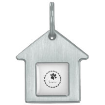 Logo circulaire empreinte de patte Nom