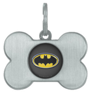 Médaillons Pour Animaux Domestiques Logo classique du symbole de Batman