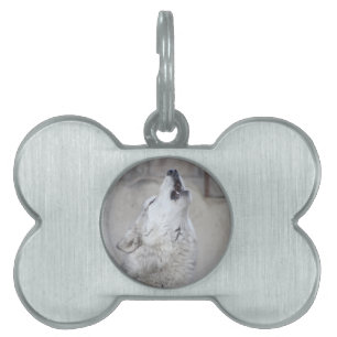 Médaillons Pour Animaux Domestiques Loup d'hurlement