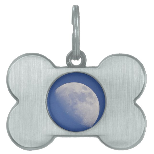 Médaillons Pour Animaux Domestiques Lune (Devant)
