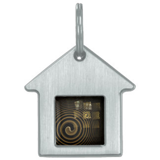 Médaillons Pour Animaux Domestiques Maison d'art Abstraite de l'hypnose