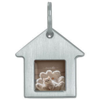 Médaillons Pour Animaux Domestiques Majestic white cat lover