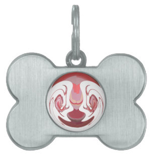 Médaillons Pour Animaux Domestiques Maroon Majesty : Rustic Radiance Texté Africain