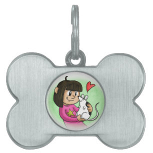 Médaillons Pour Animaux Domestiques Millie et petit gâteau