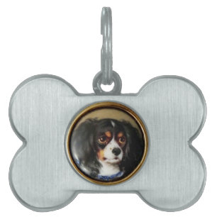 Médaillons Pour Animaux Domestiques MINIATURE PORTRAITS DE CHIEN Tricolor Espagnol
