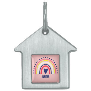 MÉDAILLONS POUR ANIMAUX DOMESTIQUES MODERNE BOHO DESIGN RETRO PERSONNALISÉ CADRE