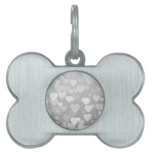 Médaillons Pour Animaux Domestiques Motif de coeur 17