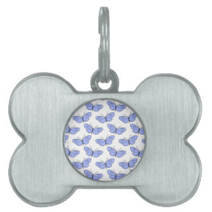 Médaillons Pour Animaux Domestiques Motif de papillon cosmique