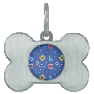 Médaillons Pour Animaux Domestiques Motif géométrique 3