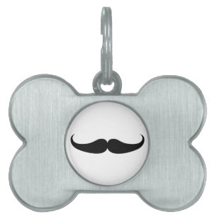 Médaillons Pour Animaux Domestiques Moustache