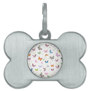 Médaillons Pour Animaux Domestiques Papillon 2