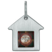 Personnaliser Perdu Chat Maple Leaf Tartan Burgund