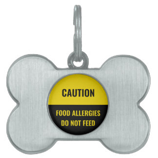 Médaillons Pour Animaux Domestiques Personnaliser, personnaliser le chien jaune noir N