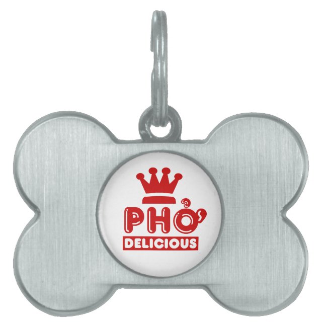 Médaillons Pour Animaux Domestiques Pho King Delicious (Devant)
