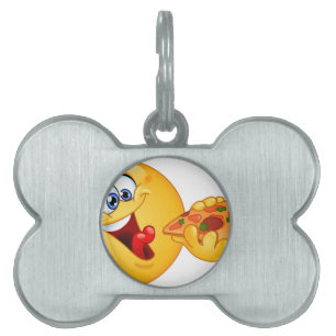 Médaillons Pour Animaux Domestiques pizza émoji