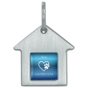 Médaillons Pour Animaux Domestiques Plaque d'identification personnalisée pour chien b
