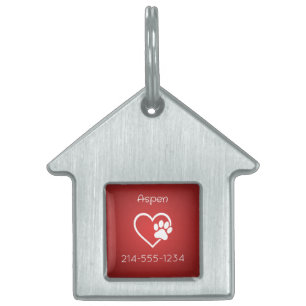 Médaillons Pour Animaux Domestiques Plaque d'identification personnalisée pour chien r