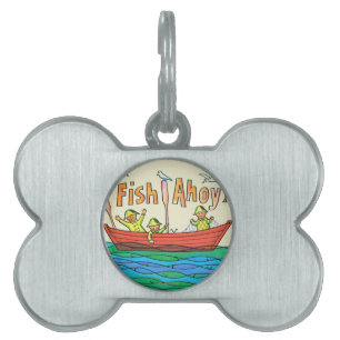 Médaillons Pour Animaux Domestiques Poissons oh !