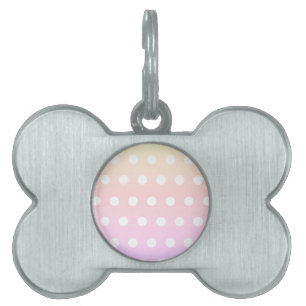 Médaillons Pour Animaux Domestiques Poka Dots