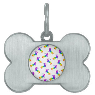 Médaillons Pour Animaux Domestiques Rainbow Salamander