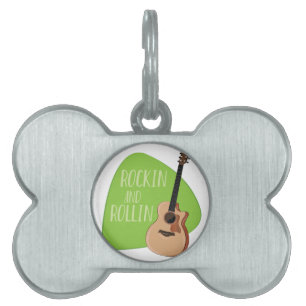 Médaillons Pour Animaux Domestiques Rockin Rollin