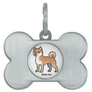 Médaillons Pour Animaux Domestiques shiba inu
