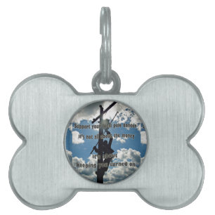 Médaillons Pour Animaux Domestiques Soutenez votre Lineman