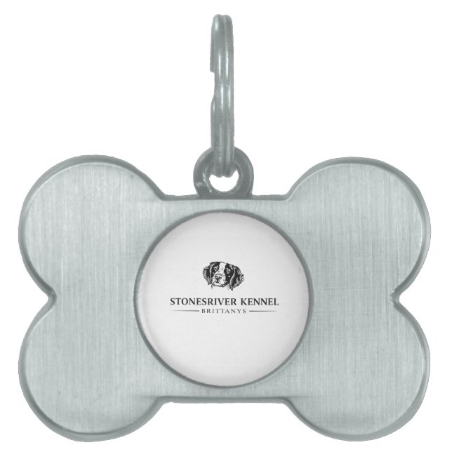 Médaillons Pour Animaux Domestiques SRK Brittany Collar Tag (Devant)