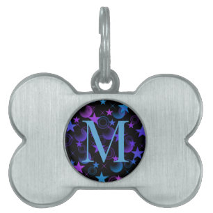 Médaillons Pour Animaux Domestiques Stars monogrammes 'n Stuff
