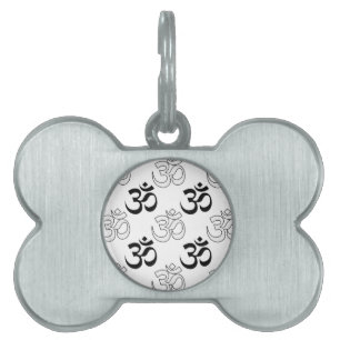 Médaillons Pour Animaux Domestiques Symbole Om, Aum