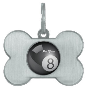 Médaillons Pour Animaux Domestiques Tag de l'animal de compagnie Modèle 8 Huit boules