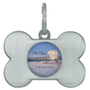 Médaillons Pour Animaux Domestiques Tag De Pensacola Morning Lifeguard Stand Pier Pet