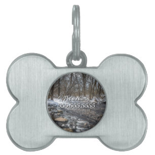 Médaillons Pour Animaux Domestiques Tag d'identification de l'animal de compagnie Cree