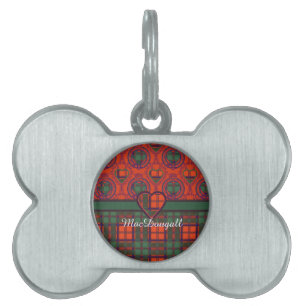 Médaillons Pour Animaux Domestiques Tartan écossais de kilt de plaid de clan de