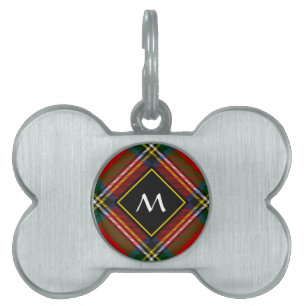 Médaillons Pour Animaux Domestiques Tartan Royal Stewart