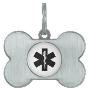 Médaillons Pour Animaux Domestiques Thème de secours de SME