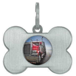 Médaillons Pour Animaux Domestiques Tous les Trucker américains