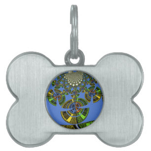 Médaillons Pour Animaux Domestiques Tradition bleue