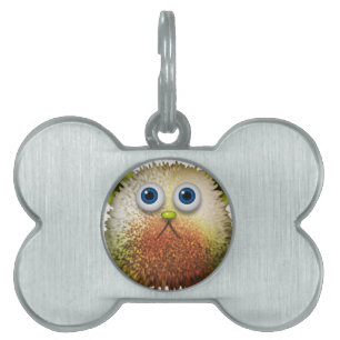 Médaillons Pour Animaux Domestiques Un joli personnage de personnage de personnage Fuz