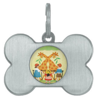 Médaillons Pour Animaux Domestiques Un jour au zoo