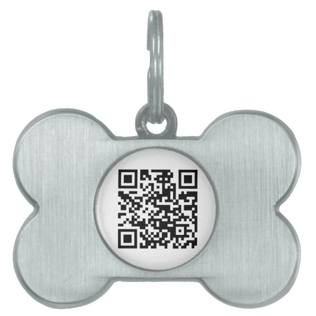 Médaillons Pour Animaux Domestiques Vérifiez ce code de QR (Devant)