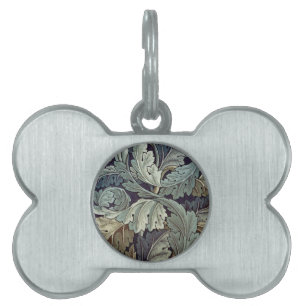 Médaillons Pour Animaux Domestiques William Morris Acanthus Feuilles