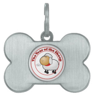 Médaillons Pour Animaux Domestiques Year of the Sheep