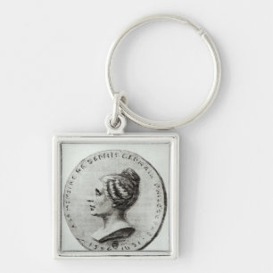 Medal die Sophie Germain afschildert Sleutelhanger